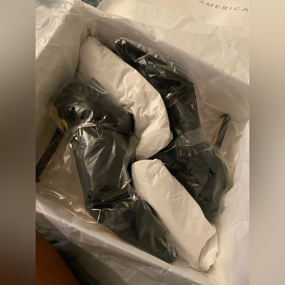 NIB Good American Women's Terry Slip On High Heel Sandals - Picture 6 of 7